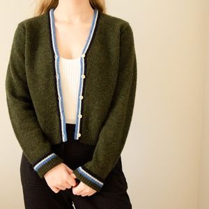 Abercrombie and Fitch Wool Button-down Sweater